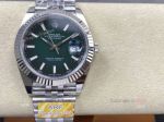 AR Factory Rolex Datejust Green Ombre Dial 41mm Dandong 3235 Movement Jubilee Band Watch